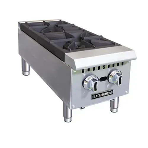 Admiral Craft BDCTH-12 2 Burner Hotplate, Countertop, Gas