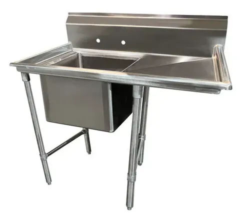 Advance Tabco 9-21-20-36R 62" W One Compartment Sink With Right-hand Drainboard