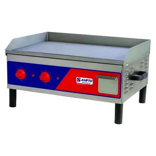 AMPTO GR3E Griddle, Electric, Countertop