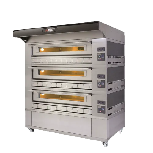AMPTO P150G A3 Triple Deck Gas Pizza Bake Oven