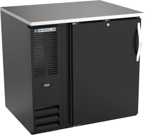 Beverage Air BB36HC-1-F-B 1 Door Refrigerated Back Bar Storage Cabinet