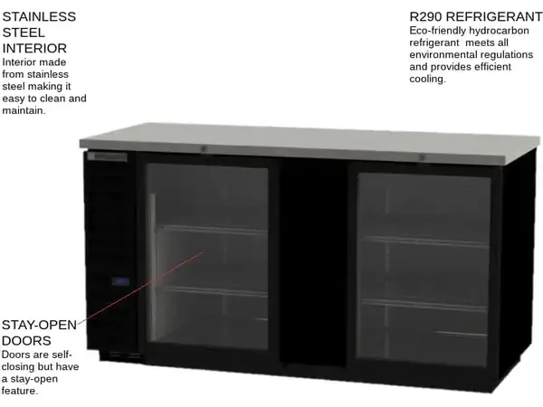 Beverage Air BB68HC-FG-B