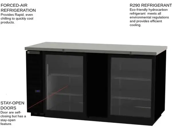 Beverage Air BB68HC-G-B