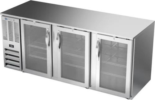 Beverage Air BB78HC-1-G-S 3 Door Refrigerated Back Bar Storage Cabinet