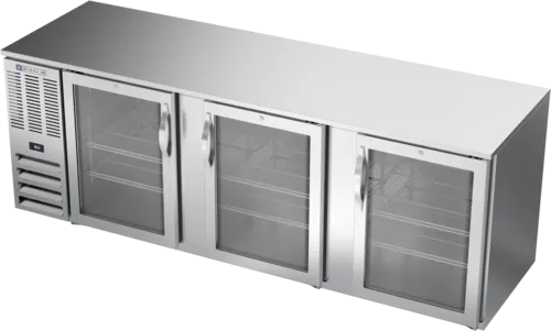 Beverage Air BB94HC-1-G-S 3 Door Refrigerated Back Bar Storage Cabinet
