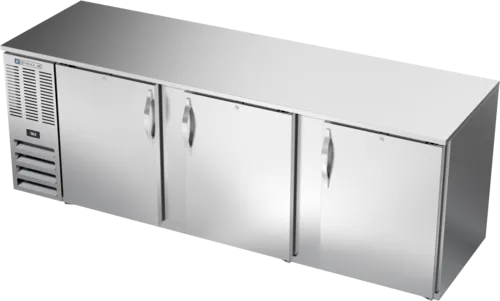 Beverage Air BB94HC-1-S 3 Door Refrigerated Back Bar Storage Cabinet