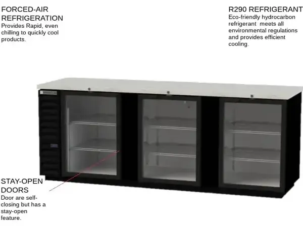 Beverage Air BB94HC-FG-S