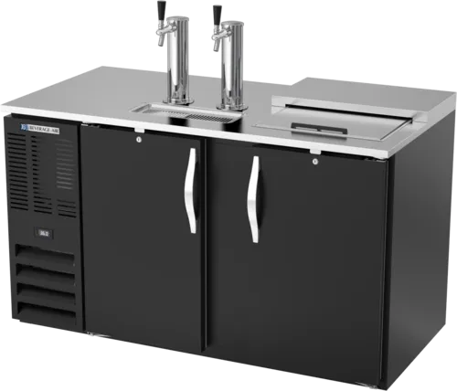 Beverage Air DD58HC-1-C-B 2 Taps Draft Beer Cooler