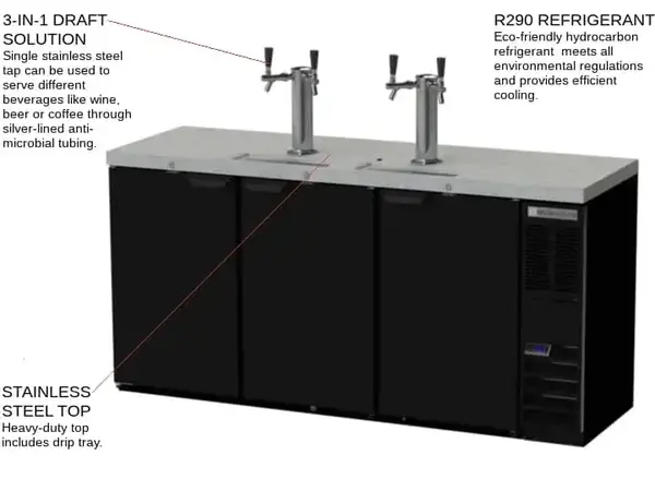 Beverage Air DD72HC-B