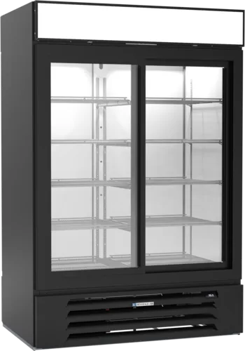 Beverage Air MMR45HC-B-PT 520'' Section Refrigerated Glass Door Merchandiser