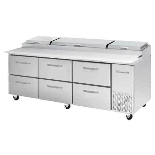 Blue Air BAPP93-D6-HC 93.25'' Refrigerated Pizza Prep Table
