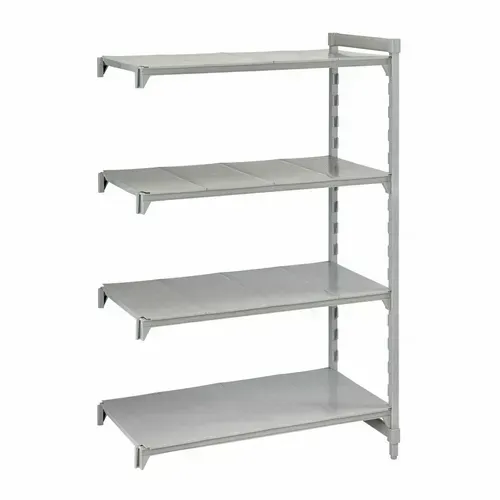 Cambro CPA182484S4PKG Camshelving® Premium Series 24"W x 18"D x 84"H Shelving Unit, Plastic with Metal Frame - NSF