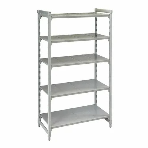 Cambro CPU183672V5480 Camshelving® Premium Series 36"W x 18"D x 72"H Shelving Unit, Plastic with Metal Frame - NSF