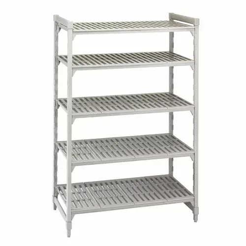 Cambro CPU213064V5480 Camshelving® Premium Series 30"W x 21"D x 64"H Shelving Unit, Plastic with Metal Frame - NSF