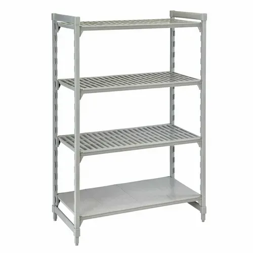 Cambro CPU216084VS4PKG Camshelving® Premium Series 60"W x 21"D x 84"H Shelving Unit, Plastic with Metal Frame - NSF
