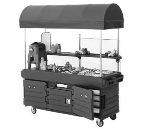 Cambro KVC854C191 CamKiosk® Cart