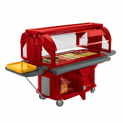 Cambro VBRUHD5158 Versa Food Bars Ultra Series Serving Counter, Cold Food, Double-Wall Polyethylene