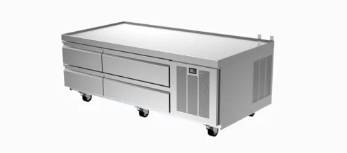 Delfield F2960CP 60.25" 2 Drawer Stainless Steel Refrigerated Chef Base
