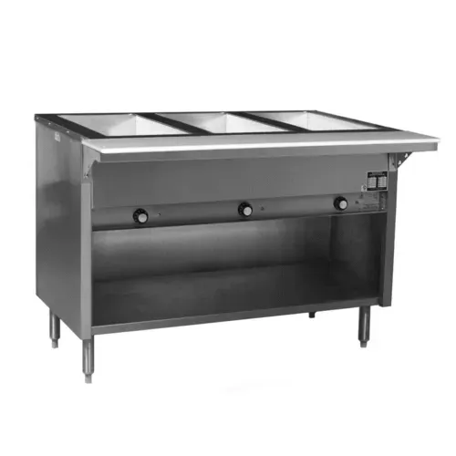 Eagle Group HT2OB-208 Spec-Master Electric Hot Food Steam Table with (2) 12" x 20" (Dry) Wells and Thermostatic Controls