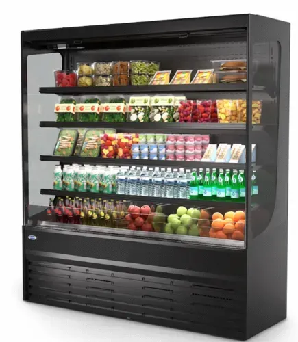 Federal Industries VRSL7278S-QS 71.25'' Air Curtain Open Display Merchandiser with