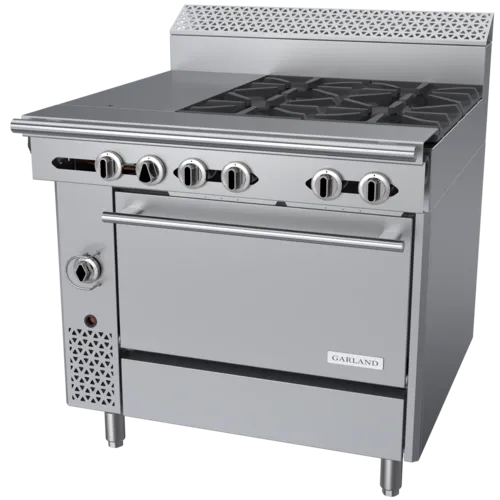 Garland US Range C36-13R
Commercial Range,
36" W
with 

and 
-