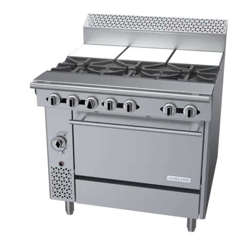 Garland US Range C36-15C
Commercial Range,
36" W
with 

and 
-