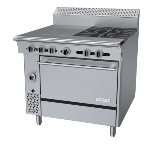 Garland US Range C36-17R
Commercial Range,
36" W
with 

and 
-
