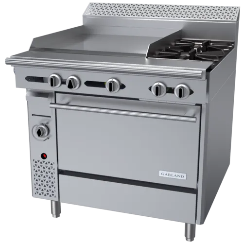 Garland US Range C36-2R
Commercial Range,
36" W
with 

and 
-