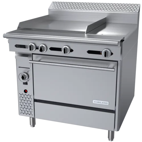 Garland US Range C36-3-1C
Commercial Range,
36" W
with 

and 
-