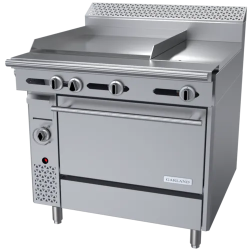 Garland US Range C36-3-1R
Commercial Range,
36" W
with 

and 
-