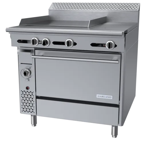 Garland US Range C36-3C
Commercial Range,
36" W
with 

and 
-