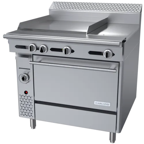 Garland US Range C36-3R
Commercial Range,
36" W
with 

and 
-