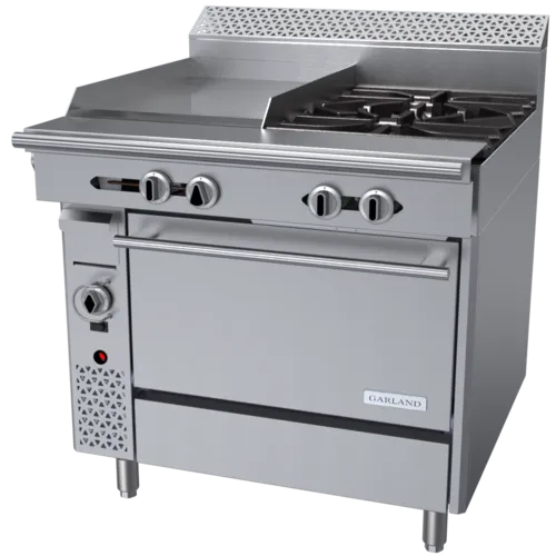 Garland US Range C36-4-1C
Commercial Range,
36" W
with 

and 
-