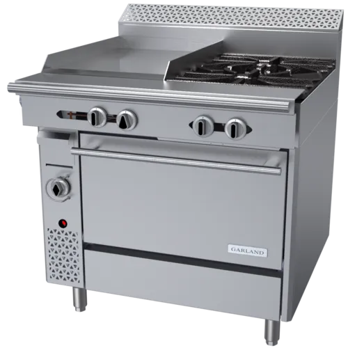 Garland US Range C36-4-1R
Commercial Range,
36" W
with 

and 
-