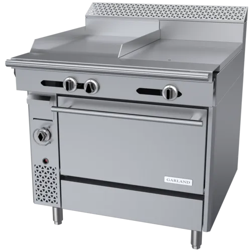 Garland US Range C36-5R
Commercial Range,
36" W
with 

and 
-
