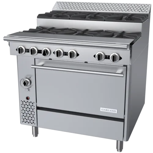 Garland US Range C36-6SUC
Commercial Range,
36" W
with 

and 
-