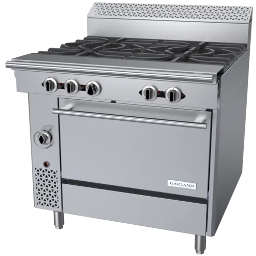 Garland US Range C36-7R
Commercial Range,
36" W
with 

and 
-