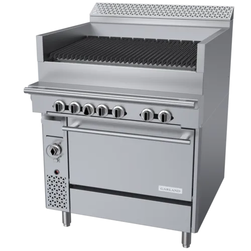 Garland US Range C36-NRC
Commercial Range,
36" W
with 

and 
-