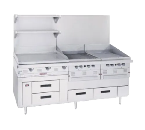 Garland US Range GN17C53 53" 2 Drawer Stainless Steel Refrigerated Chef Base