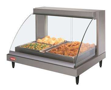 Hatco GRHD-3PD See-Thru Countertop Heated Display Case with 3 Pan Dual Shelf Hatco GRHD-3PD See-Thru Countertop Heated Display Case with 3 Pan Dual Shelf
