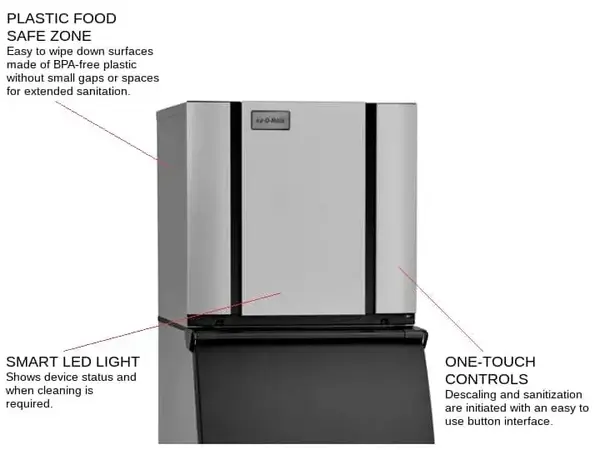 ICE-O-Matic CIM0320FW 22.25" Full-Dice Ice Maker, Cube-Style - 300-400 lb/24 Hr Ice Production, Water-Cooled