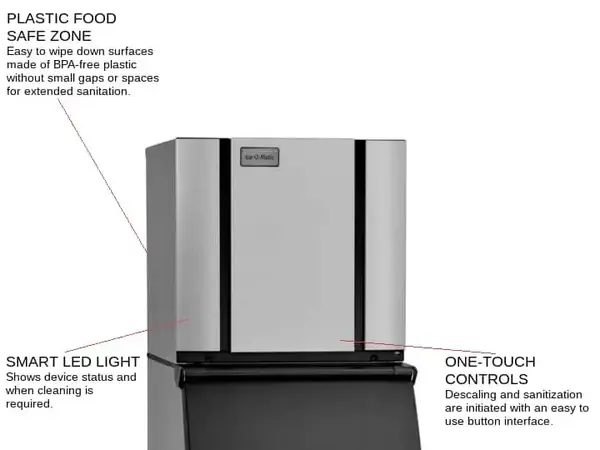ICE-O-Matic CIM0520FW 22.25" Full-Dice Ice Maker, Cube-Style - 500-600 lb/24 Hr Ice Production, Water-Cooled