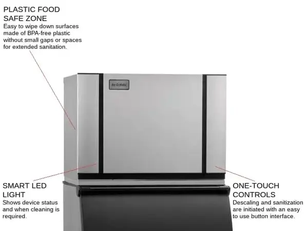 ICE-O-Matic CIM0636HW 30.25" Half-Dice Ice Maker, Cube-Style - 600-700 lbs/24 Hr Ice Production, Water-Cooled