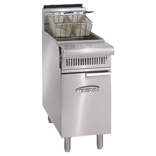 Imperial IHR-F-DS-75 Diamond Series Heavy Duty Range Match Fryer Drain