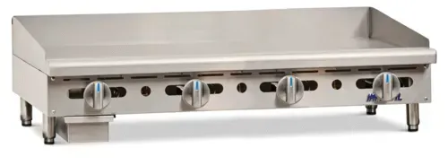 Imperial IMGA-4828 48'' Countertop Gas Griddle with Manual Controls - 120,000 BTU