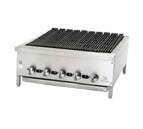 Jade Range JB-30 30.00" Gas Countertop Standard Duty Radiant Charbroiler with Manual Control - 56000 - 104000
