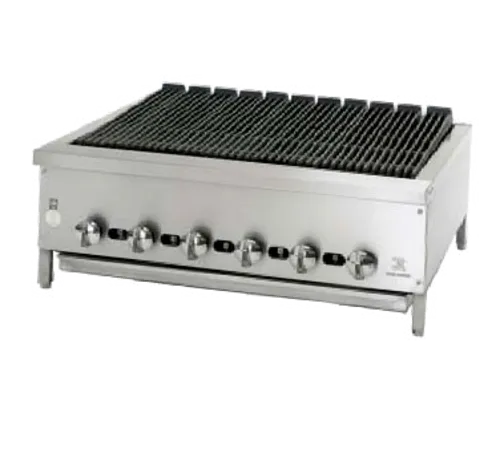 Jade Range JB-36 36.00" Gas Countertop Standard Duty Radiant Charbroiler with Manual Control - 56000 - 104000