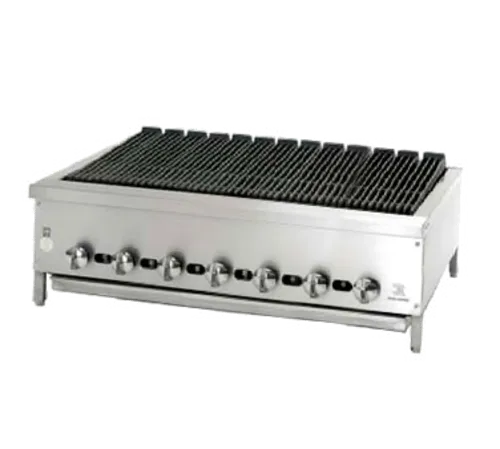 Jade Range JB-42 42.00" Gas Countertop Standard Duty Radiant Charbroiler with Manual Control - 105000 - 156000