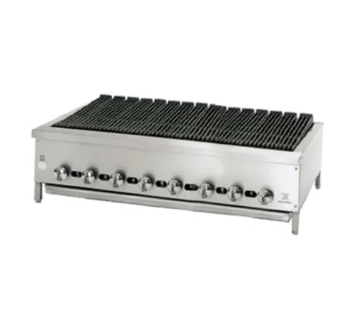 Jade Range JB-48 48.00" Gas Countertop Standard Duty Radiant Charbroiler with Manual Control - 105000 - 156000