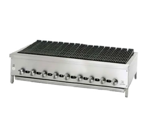 Jade Range JB-54 54.00" Gas Countertop Standard Duty Radiant Charbroiler with Manual Control - 105000 - 156000